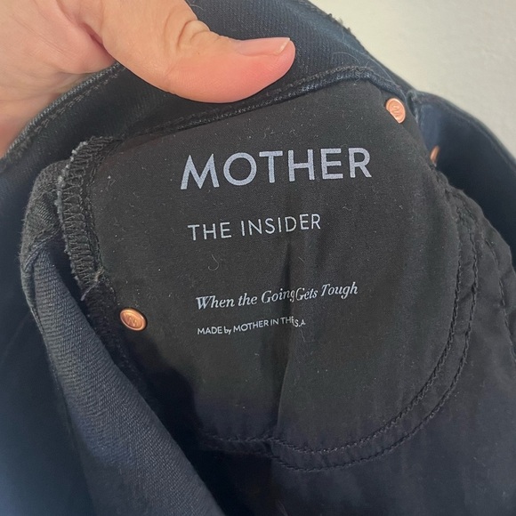 MOTHER The Insider Tall When The Going Gets Tough Dark Wash Bootcut Jeans Sz 27 - Picture 8 of 10